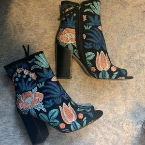 Rebecca Minkoff open toe wedges